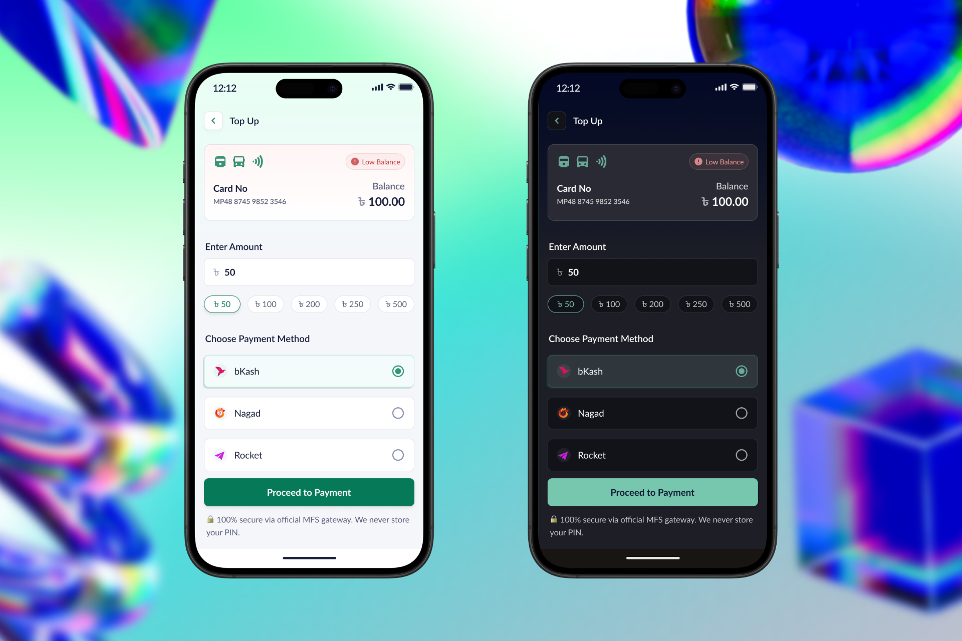 Top Up UI